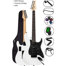 Torres Guson STD-20WH Beyaz Dsp Elektro Gitar Hss Tremolo Modern Seri