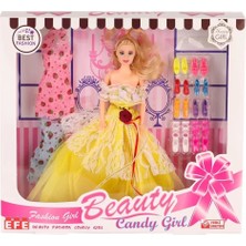 Naturion 207 Ayakkabı Setli Candy Girl Bebek -Toys