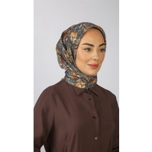 Lo'cella Pamuklu Soft Eşarp 4565-5 Mavi