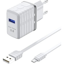 sbodurhome  C32Q 3.0 Quick Micro USB Seyahat Şarj Cihazı