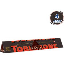 Toblerone Bitter Çikolata 100 G - 4 Adet