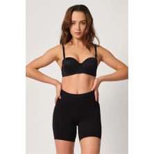 Red Womans Siyah Mı Emay 3003 Soft Paçalı Boxer