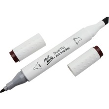MONT MARTE Dual Tip Art Marker - Umber E6