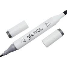 MONT MARTE Dual Tip Art Marker - Mid Grey Gy5