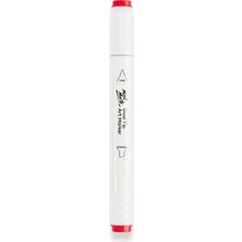 MONT MARTE Dual Tip Art Marker - Scarlet Red R2