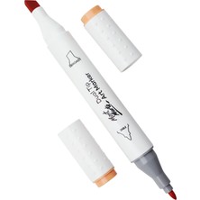 MONT MARTE Dual Tip Art Marker - Tangerine O4