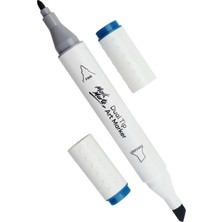 MONT MARTE Dual Tip Art Marker - Aegean Blue B7