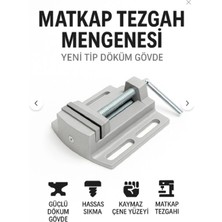 Yeni Tip Matkap Tezgah Mengenesi | Güçlü Döküm Gövde – Hassas Sıkma Aparatı
