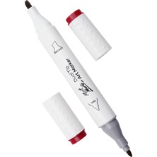 MONT MARTE Dual Tip Art Marker - Crimson R4