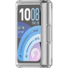 Kreton Huawei Band 11 Pro ile Uyumlu Kasa ve Ekran Koruyucu 360 Tam Koruma Silikon Kılıf