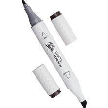 MONT MARTE Dual Tip Art Marker - Warm Grey Gy7