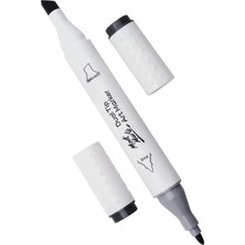 MONT MARTE Dual Tip Art Marker - Dark Grey Gy3