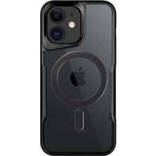 Mudanis Apple Iphone 11 Kılıf Boyi Magsafe Silikon Kapak - Siyah