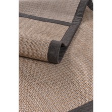 Carpet Diem Home Design Dokuma Inci Sisal Kolay Temizlenir Mutfak Antre Oturma Odası Kumaş Bordürlü Özel Halı
