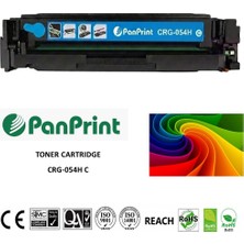 PanPrint Canon I-Sensys MF-642CDW Mavi Yüksek Kapasiteli Muadil Toner (CRG-054H) 2500 Sf.