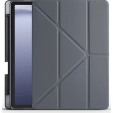 Mudanis Huawei Honor Pad X9 11.5 Kılıf Kalemlikli Mars Tablet Kılıfı - Koyu Gri