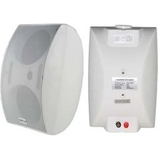 Decon DS-62DW - 2x5" 30W-15-7.5W 8ohm Duvar Tipi Hoparlör - Beyaz