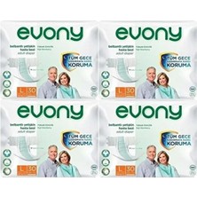 Evony Belbantlı Yetişkin Hasta Bezi Large 120 Adet 4X30 Paket L