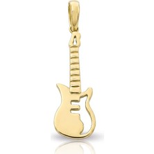 Lilarote Gitar Altın Kolye Ucu