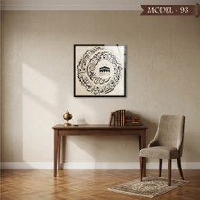 Akıllı Kağıt Cam Görünümlü Yapışkanlı Tablo Dini (Model- 93)