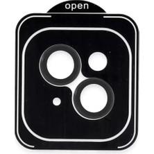 Naturion Joko Apple iPhone 13 Pvd Metal Kamera Lens - Siyah