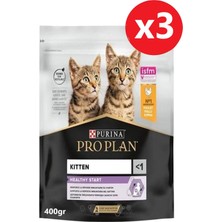 Pro Plan Junior Tavuklu Yavru Kedi Maması 400 Gr*3 Adet