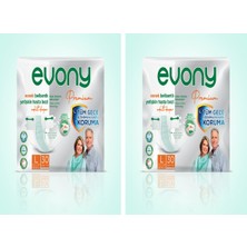Evony Premium Belbantlı Yetişkin Hasta Bezi Large 60 Adet 2X30 Paket L