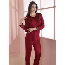 Freshness Uslucan Alışveriş Espuar 757 Penye 3'lü Sabahlık Pijama Takımı