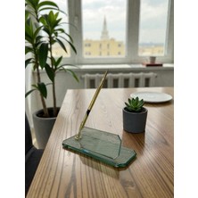 Kristal Cam Masa Isimliği & Kalemlik – 20X8 cm
