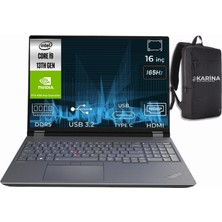 Lenovo Thinkpad P16 I9-13980HX 21FA0005TX-K10 48GB 4tb RTX4000 12GB W11PRO 16" Wqxga Taşınabilir Iş Istasyonu