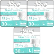 Sleepy Sensitive Emici Külot Large 90 Adet 3X30 Paket L
