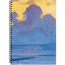 Keskin Color Keskin 20 x 28 Çizgili Sert Kapak Sanat Defter - New Beginning