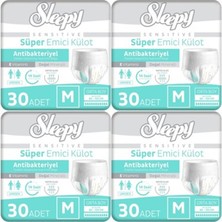 Sleepy Sensitive Emici Külot Medium 120 Adet 4X30 Paket M