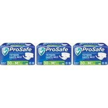 Prosafe Belbantlı Medium Büyük Boy Hasta Bezi 90 Adet 3X30 Paket M