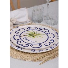 The Mia Palma Servis Tabağı 6lı Set 26 cm