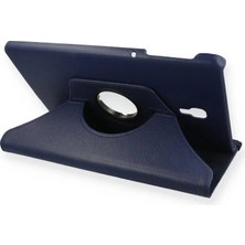 Uravas Store Galaxy T590 Tab A 10.5 Kılıf 360 Tablet Deri Kılıf - Lacivert