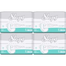 Sleepy Sensitive Belbantlı Yetişkin Hasta Bezi Large 120 Adet 4X30 Paket L