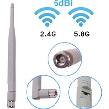Robiz 6dbi Rp Sma Erkek (Dişi) Anten 2.4ghz 5.8ghz Rf Gsm Wifi Sinyal Kuvvetlendirici
