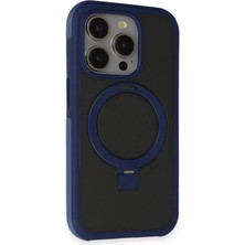 Uravas Store Joko Iphone 15 Pro Max Zorda Airbag Magsafe Standlı Kapak - Lacivert