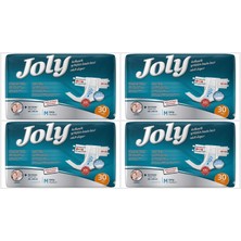 Joly Belbantlı Medium Orta Boy Hasta Bezi 120 Adet 4X30 Paket M