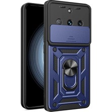 Uravas Store Realme 11 Pro Kılıf Pars Lens Yüzüklü  - Lacivert