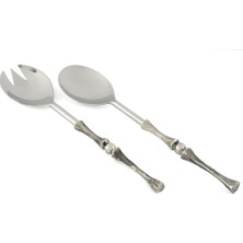 Mikasa Moor Gümüş Vintage Salata Servis Seti