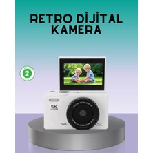 Venüs Shopping Wifi Bağlantılı 5k Ultra Hd Dijital Kamera 75MP Otofokus