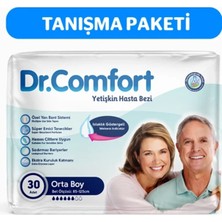 Dr.Comfort Dr. Comfort Belbantlı Medium Orta Boy Hasta Bezi 30 Adet 1 Paket M