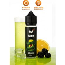 Wild Venom - Premium Likit Aroma 30ML/3MG - Enerji Içeceği, Karadut, Limon, Buz - Likit Nargile Tatlandırıcı