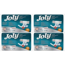 Joly Belbantlı Large Büyük Boy Hasta Bezi 120 Adet 4X30 Paket L
