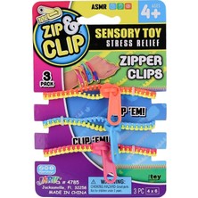 Nacario 4785 Zıp Clip Zipper Clips 3lü -Sunman