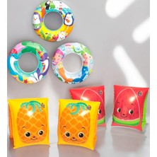 Bestway 51 cm Renkli Deniz Simiti ve Şişme Deniz Kolluğu 23*15 Eğlenceli Tasarım