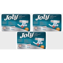Joly Belbantlı Medium Orta Boy Hasta Bezi 90 Adet 3X30 Paket M