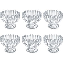Aşkana 6’lı Cam Ayaklı Çerez,tatlı,meyve,dondurma,şekerlik Kase SETI,130 ml